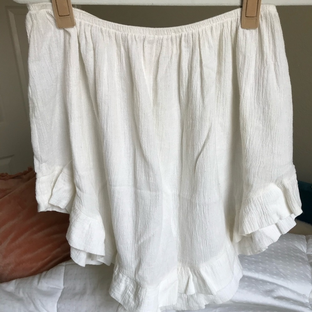 Strapless Linen top